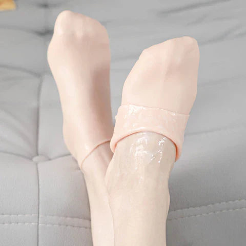 Calcetines de silicona para pies suaves y cuidados