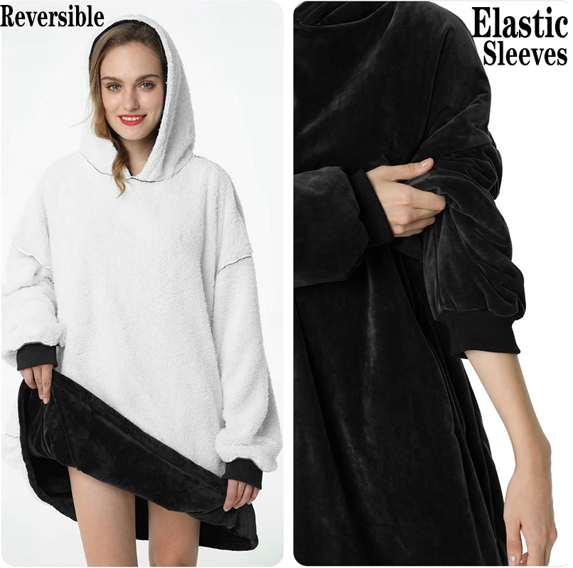 Giant plaid sweater ultra comfortable for total relaxation
