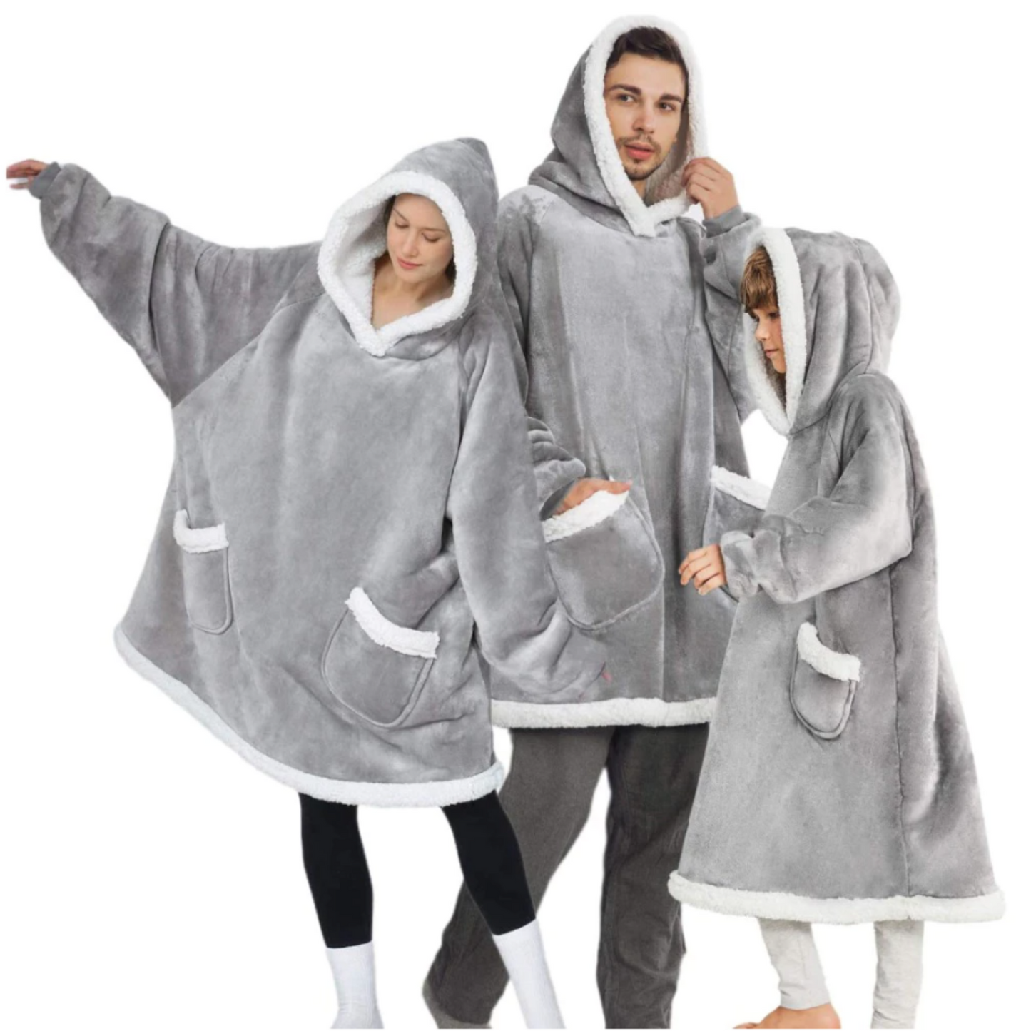 Giant plaid sweater ultra comfortable for total relaxation