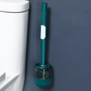 精密で簡単な清掃のための柔軟なトイレブラシ 